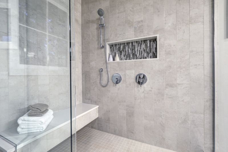 Completed Bathroom with New Shower